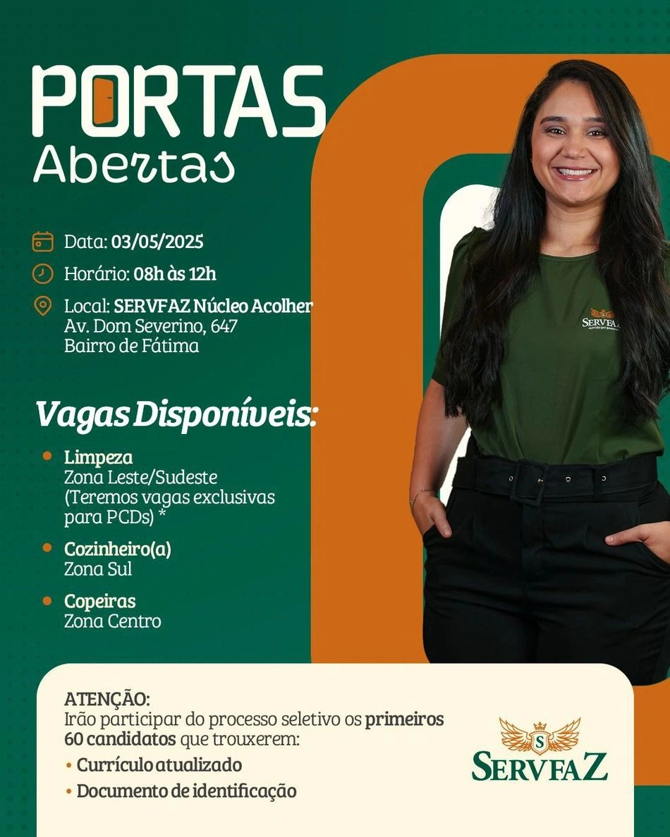 Centenas de pessoas enfrentam fila gigante por vagas de emprego em Teresina