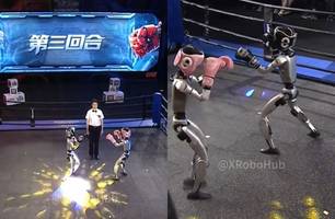 China realiza o primeiro torneio de luta entre robôs humanoides do mundo (Foto: Reprodução/Internet)