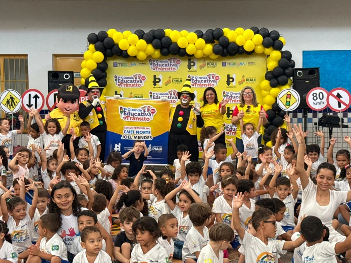 Ciranda Educativa de Trânsito leva cidadania a mais de 6 mil crianças em Teresina