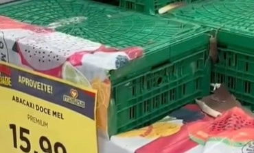 Cliente flagra rato entre produtos em supermercado da rede Mateus em São Luís