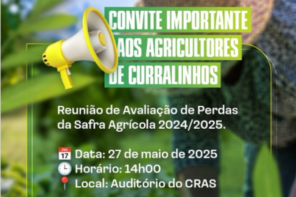 Curralinhos realiza reunião para avaliação de perdas da safra agrícola 2024/2025