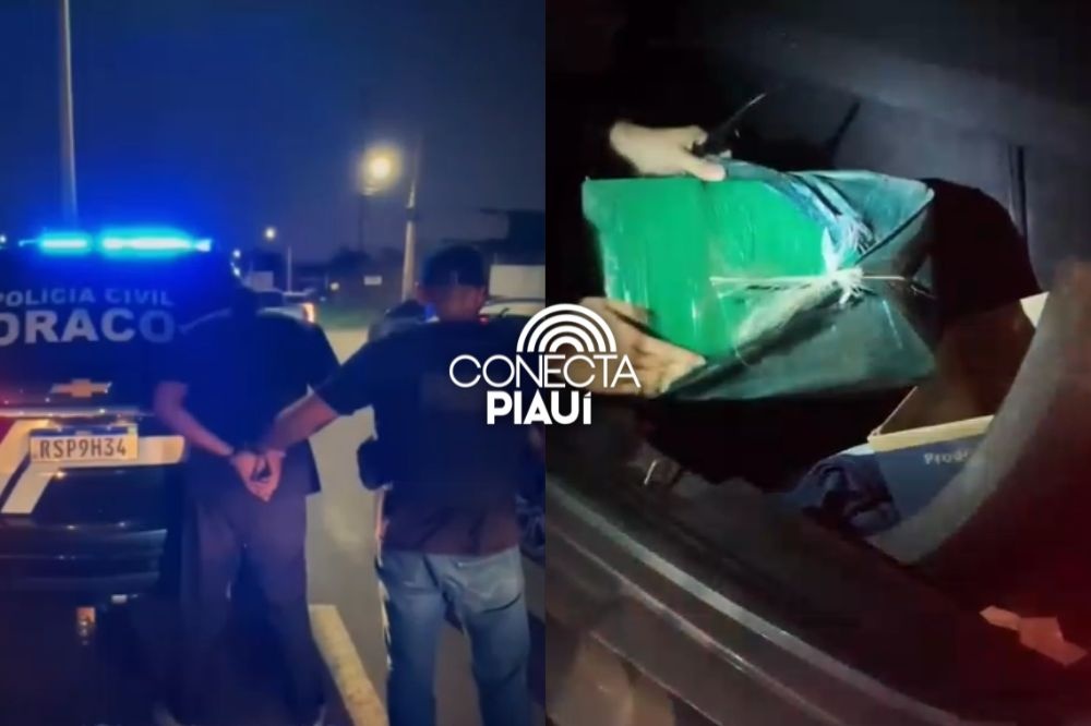 Draco prende homem com mais de R$ 3,5 milhões em cocaína na entrada de Teresina