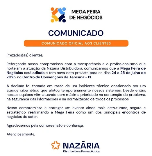 Drogarias Globo: com prejuízo milionário, evento é adiado após ataque hacker