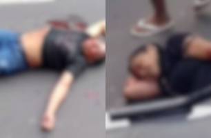 Duas pessoas ficam gravemente feridas após colisão na zona Sul de Teresina (Foto: Reprodução)