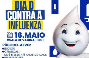 Eliseu Martins realiza Dia D de Vacinação contra a Influenza nesta quinta-feira (Foto: Reprodução) Eliseu Martins realiza Dia D de Vacinação contra a Influenza nesta quinta-feira (Foto: Reprodução)
