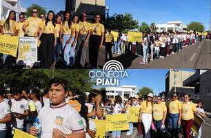 ‘Faça Bonito’: São Raimundo Nonato realiza caminhada contra abuso infantil (Foto: Reprodução) ‘Faça Bonito’: São Raimundo Nonato realiza caminhada contra abuso infantil (Foto: Reprodução)
