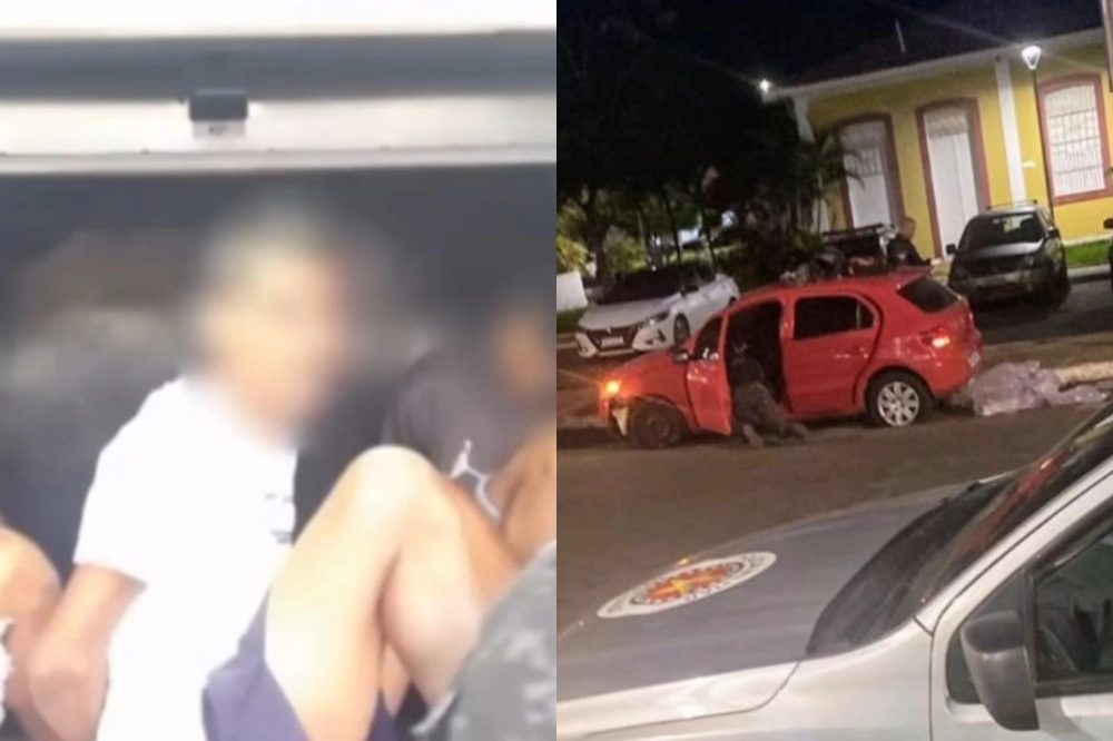 Faccionados são presos após tentar matar rival a tiros em via pública em Caxias