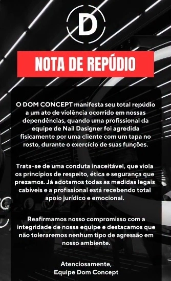 Funcionária é agredida por cliente no salão Dom Concept de São Luis