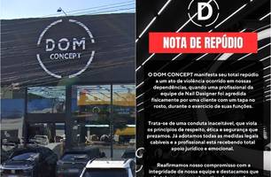 Funcionária é agredida por cliente no salão Dom Concept de São Luis (Foto: Reprodução)