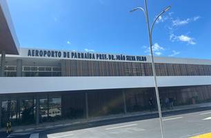 Governador e ministro inauguram reforma do Aeroporto de Parnaíba (Foto: Conecta Piauí)