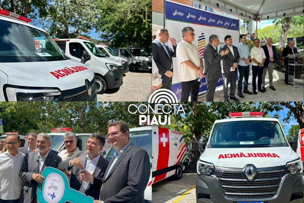 Governo entrega ambulâncias de suporte avançado para hospitais estaduais do Piauí
