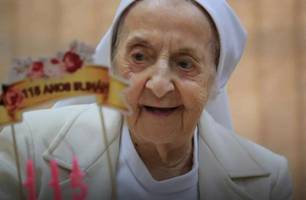 Inah Canabarro, idosa mais velha do mundo morre em 2025 (Foto: Reprodução)