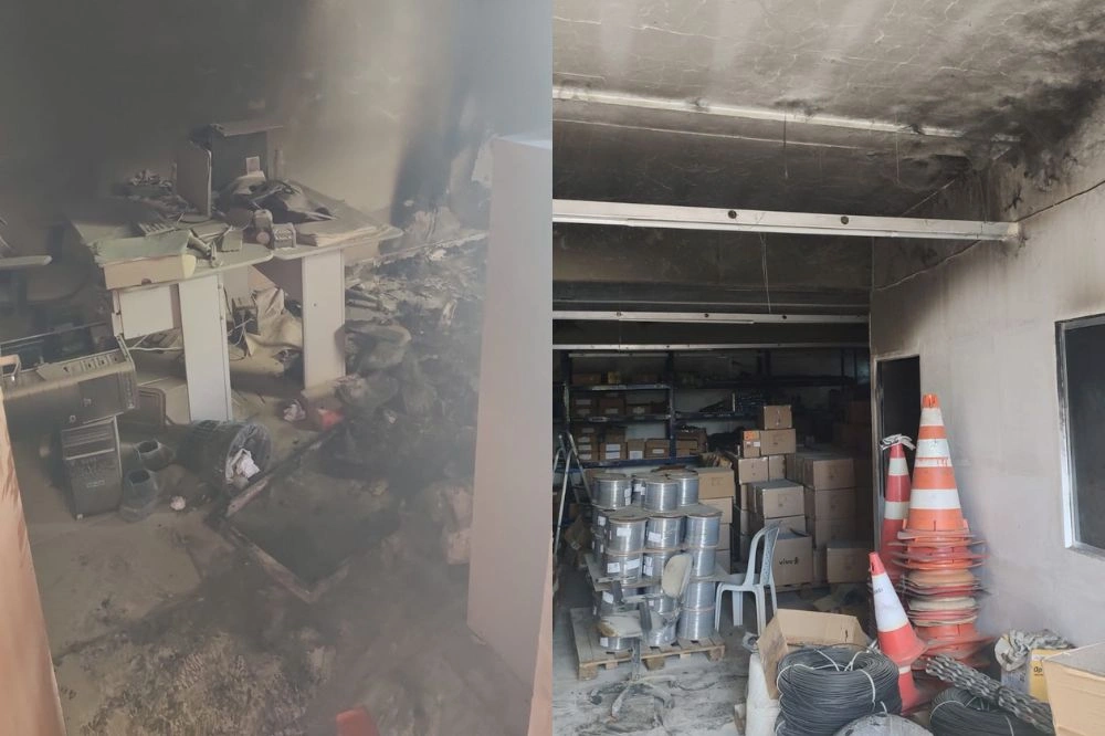 Incêndio atinge escritório de empresa de telecomunicações em Teresina