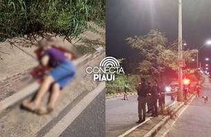 Jovem é executado a tiros em avenida na zona Sul de Teresina (Foto: Reprodução) Jovem é executado a tiros em avenida na zona Sul de Teresina (Foto: Reprodução)