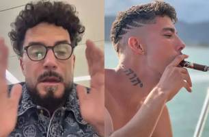 Latino revela dependência química do filho e relata episódios de agressão (Foto: Reprodução) Latino revela dependência química do filho e relata episódios de agressão (Foto: Reprodução)