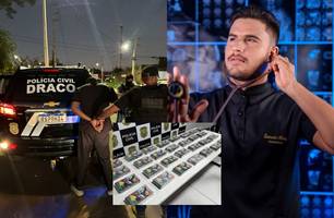 Leonardo Araújo Meira, preso com R$ 3,5 milhões em cocaína na zona Sul de Teresina (Foto: Reprodução/DRACO)