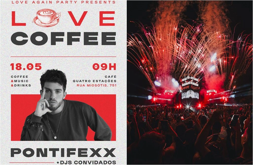 Love Coffee: Café, música, drinks e o start oficial na noite mais vermelha do ano