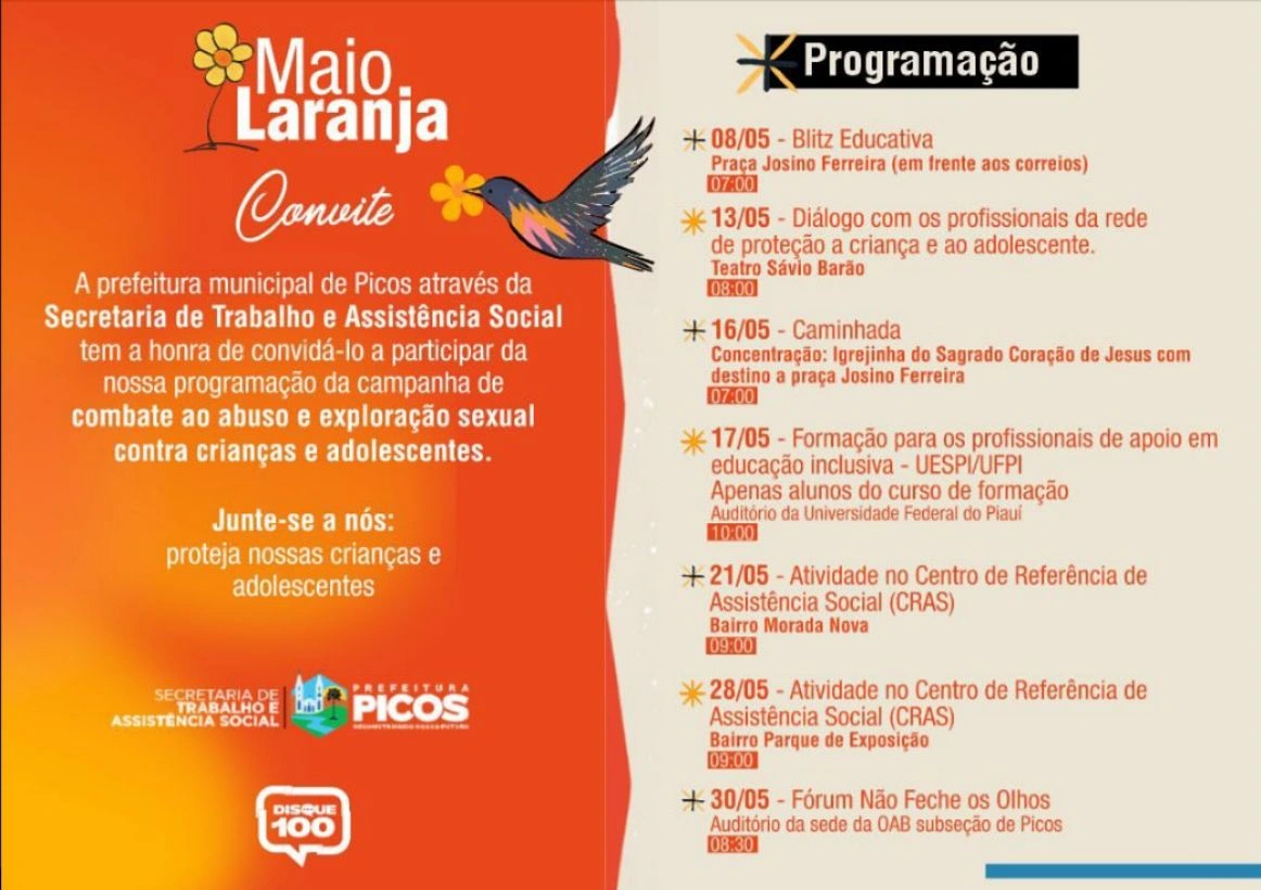 Maio Laranja em Picos