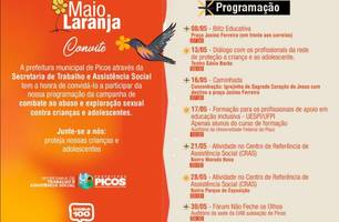 Maio Laranja em Picos (Foto: Reprodução - Redes sociais) Maio Laranja em Picos (Foto: Reprodução - Redes sociais)