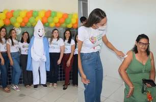 Massapê do Piauí realiza Dia D de Vacinação com foco na prevenção contra a gripe (Foto: Reprodução) Massapê do Piauí realiza Dia D de Vacinação com foco na prevenção contra a gripe (Foto: Reprodução)