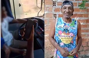 'Momento de loucura', diz motorista ao deixar jovem dirigir ônibus escolar no PI (Foto: Reprodução) 'Momento de loucura', diz motorista ao deixar jovem dirigir ônibus escolar no PI (Foto: Reprodução)