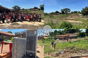 Moradores denunciam ação de despejo em ocupação Marielle Franco em Teresina (Foto: Reprodução) Moradores denunciam ação de despejo em ocupação Marielle Franco em Teresina (Foto: Reprodução)
