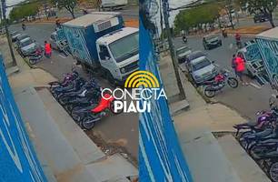 Motorista atropela ciclista e foge sem prestar socorro em Teresina (Foto: Reprodução)