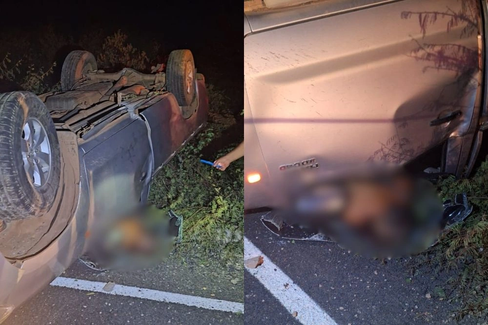 Motorista é esmagado após capotar Hilux na PI-120 no norte do Piauí