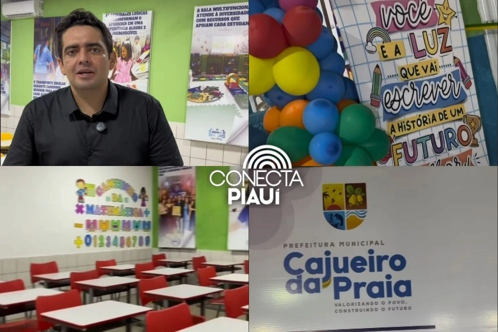 Município de Cajueiro da Praia inaugura nova Escola de Tempo Integral