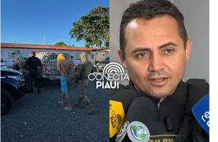 'O crime destrói famílias', diz Charles Pessoa após prender irmaãos em Teresina (Foto: Conecta Piauí) 'O crime destrói famílias', diz Charles Pessoa após prender irmaãos em Teresina (Foto: Conecta Piauí)