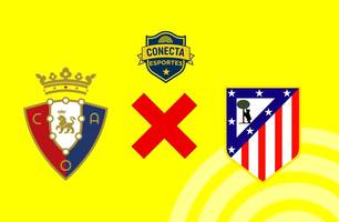 Osasuna x Atlético de Madrid (Foto: Reprodução)