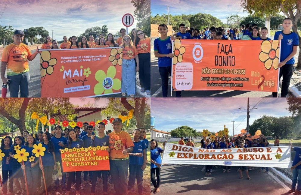 Pau d'Arco mobiliza rede de educação em prol do Maio Laranjaa