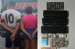 Polícia prende 'Casal do Tráfico' com grande volume de drogas em Teresina (Foto: Reprodução) Polícia prende 'Casal do Tráfico' com grande volume de drogas em Teresina (Foto: Reprodução)