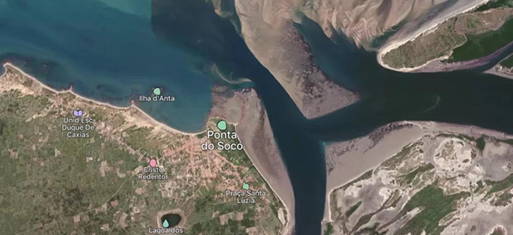 Ponta do Socó, no município de Cajueiro da Praia, no litoral Piauí