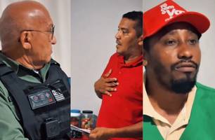 Prefeito Aluísio Vaz se reúne com dragueiros, secretários, PM e reforça fiscalização (Foto: Reprodução - Redes sociais) Prefeito Aluísio Vaz se reúne com dragueiros, secretários, PM e reforça fiscalização (Foto: Reprodução - Redes sociais)