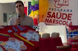 Prefeito de Alto Longá inicia entrega de kits de saúde bucal em creche na cidade (Foto: Reprodução) Prefeito de Alto Longá inicia entrega de kits de saúde bucal em creche na cidade (Foto: Reprodução)