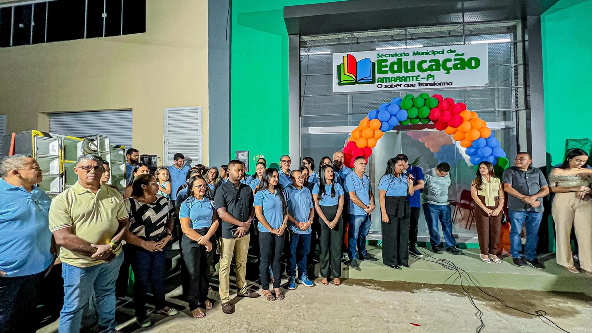 Prefeitura de Amarante inaugura novo prédio da Secretaria de Educação