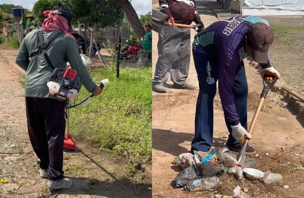Prefeitura de São Gonçalo do Piauí inicia cronograma de limpeza urbana