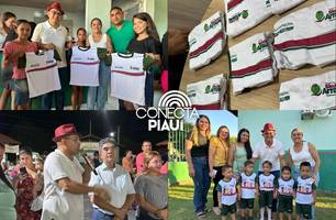 Prefeitura de São João do Arraial entrega fardamento escolar a estudantes (Foto: Reprodução) Prefeitura de São João do Arraial entrega fardamento escolar a estudantes (Foto: Reprodução)