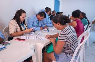 Prefeitura de Timon realiza mutirão para cadastro na tarifa especial de água no CRAS Parque União (Foto: Reprodução)