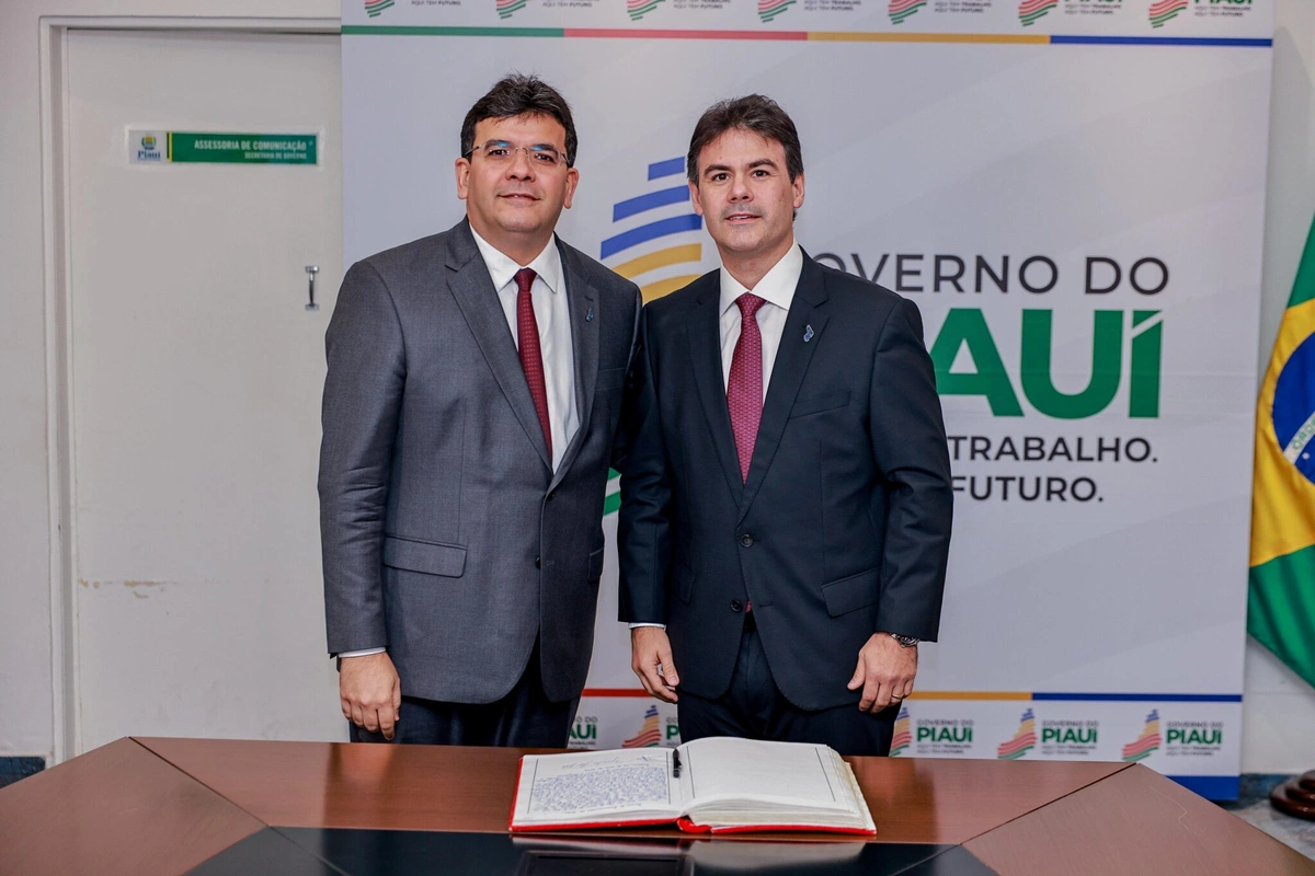Rafael Fonteles transmite cargo de governador a Severo Eulálio para viagem a China