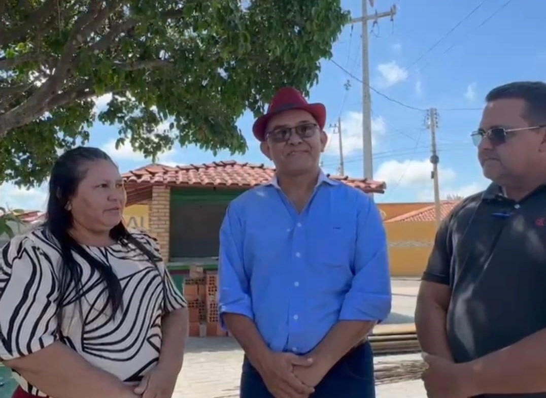 Reforma da Praça dos Cocais em São João do Arraial segue em ritmo acelerado