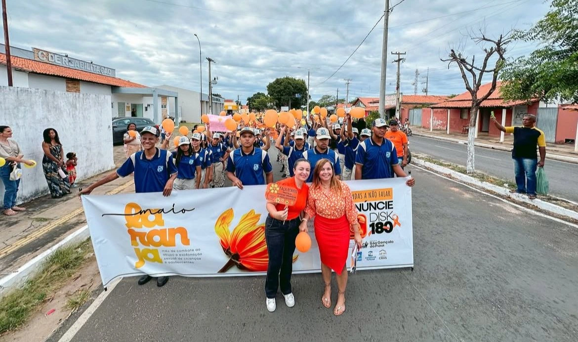 São Gonçalo do Piauí intensifica ações do Maio Laranja nas escolas do município