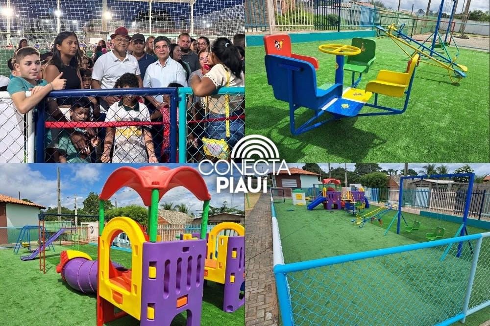 São João do Arraial inaugura parque infantil no Centro Cultural dos Cocais