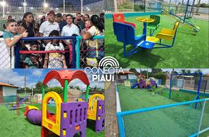 São João do Arraial inaugura parque infantil no Centro Cultural dos Cocais (Foto: Reprodução) São João do Arraial inaugura parque infantil no Centro Cultural dos Cocais (Foto: Reprodução)