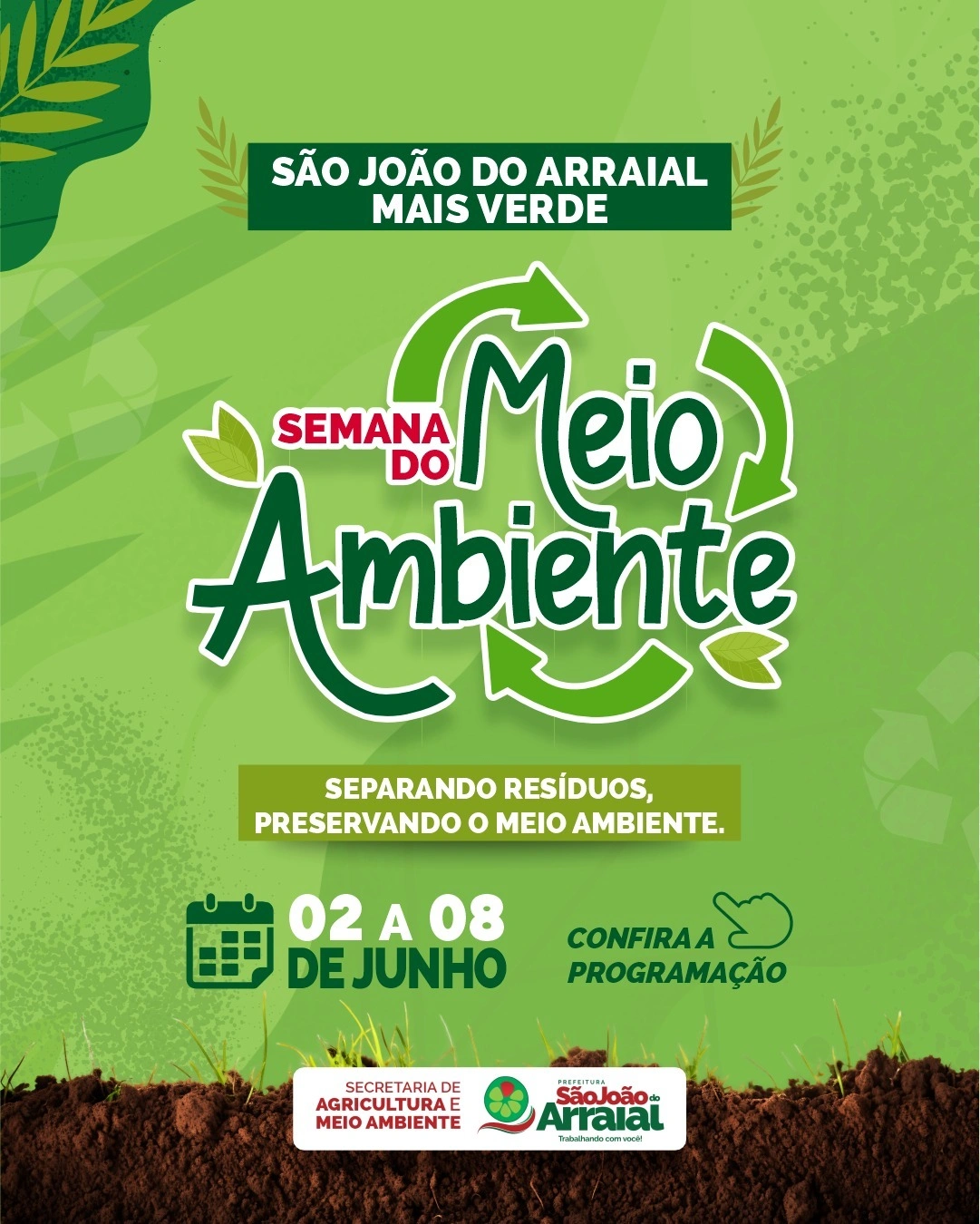 São João do Arraial realiza Semana do Meio Ambiente com ações educativas