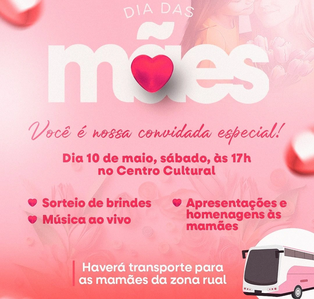 São João do Arraial realizará evento especial em homenagem ao Dia das Mães