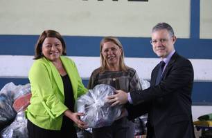 Sejus-PI entrega 2 mil kits para pessoas em vulnerabilidade social (Foto: Reprodução)