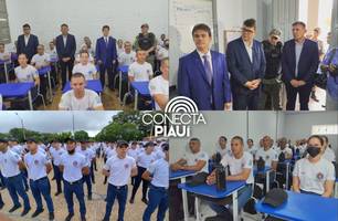 Severo Eulálio visita novas instalações do Centro de Educação Profissional da PM (Foto: James Rodrigues / Conecta Piauí)