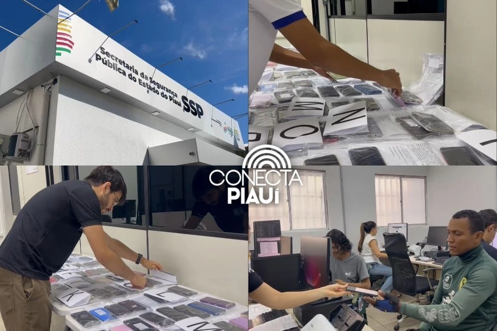 SSP-PI realiza mais uma entrega de aparelhos celulares recuperados em Teresina